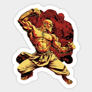 Dhalsim Street Fighter Design - Original Artwork Sticker